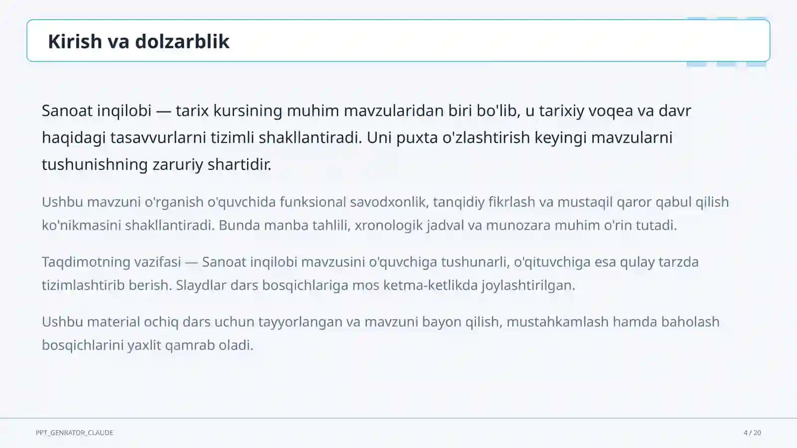 Sanoat inqilobi (9-sinf) 4