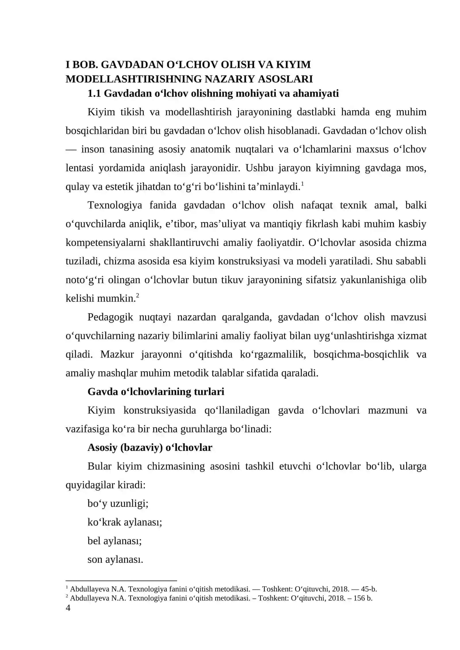 GAVDADAN O'LCHOV OLISH FARTUK VA QALPOQCHA UCHUN CHIZMA CHIZISH MODELLASHTIRISH (MAVZUSINI O'QITISHDA PEDAGOGIK VA AXBOROT TEXNOLOGIYALARNI QO'LLASH METODIKASI) 4