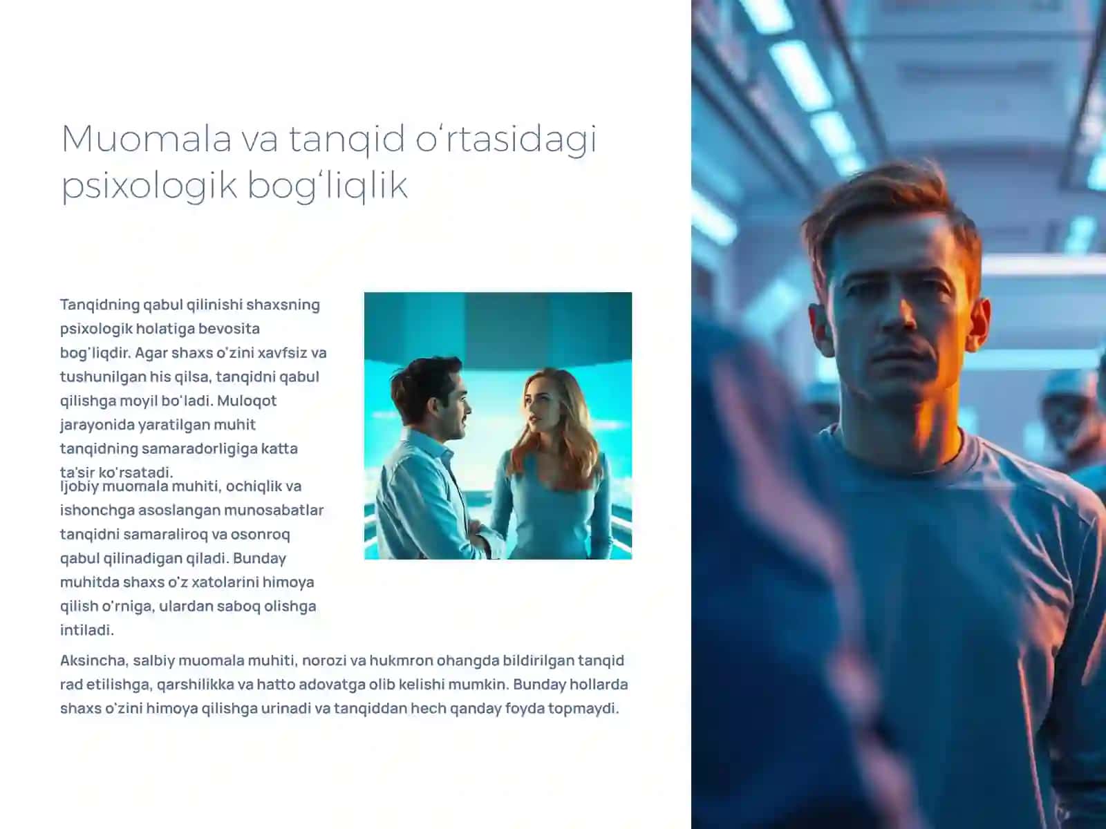 Muomala psixologiyasi va tanqidning tarbiyaviy roli 4