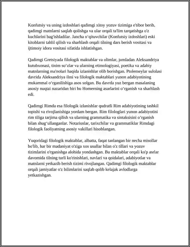 Tilshunoslik tarixidagi qadimgi filologik maktablar 4