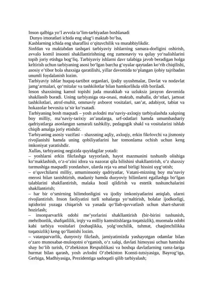 Ma’lumotli ma’ruza mashg’ulotining o’qitish texnologiyasi 4
