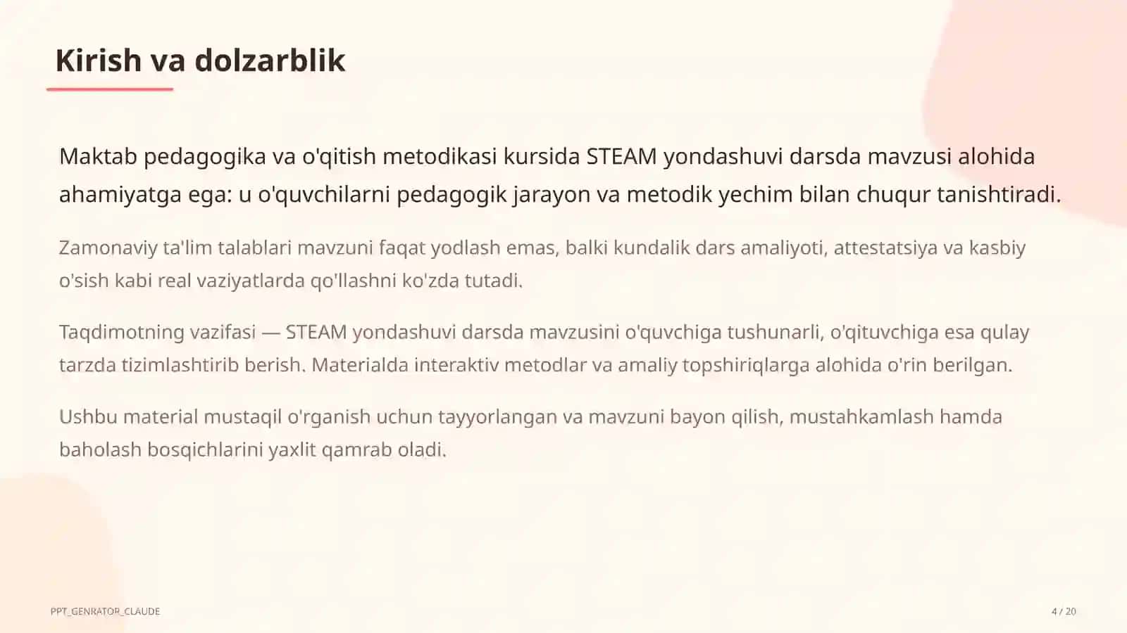 STEAM yondashuvi darsda 4