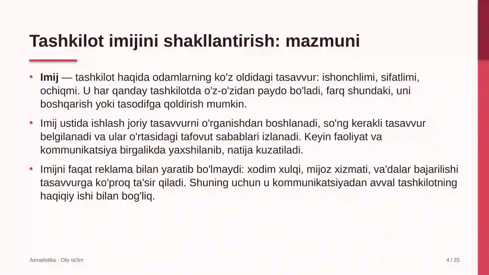 aksiyadorlik jamiyatlarida tashkilot imijini shakllantirish 7662 4