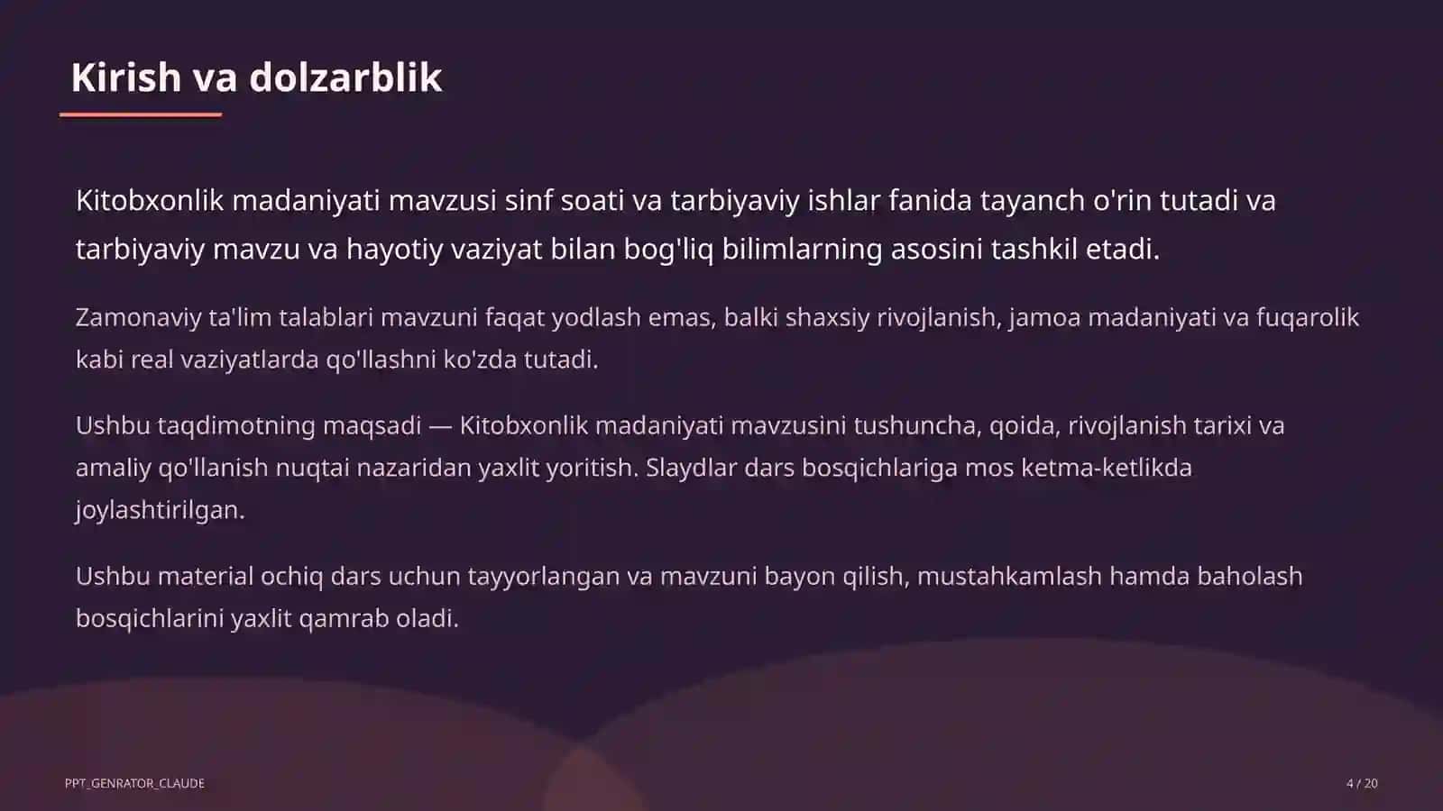 Kitobxonlik madaniyati 4
