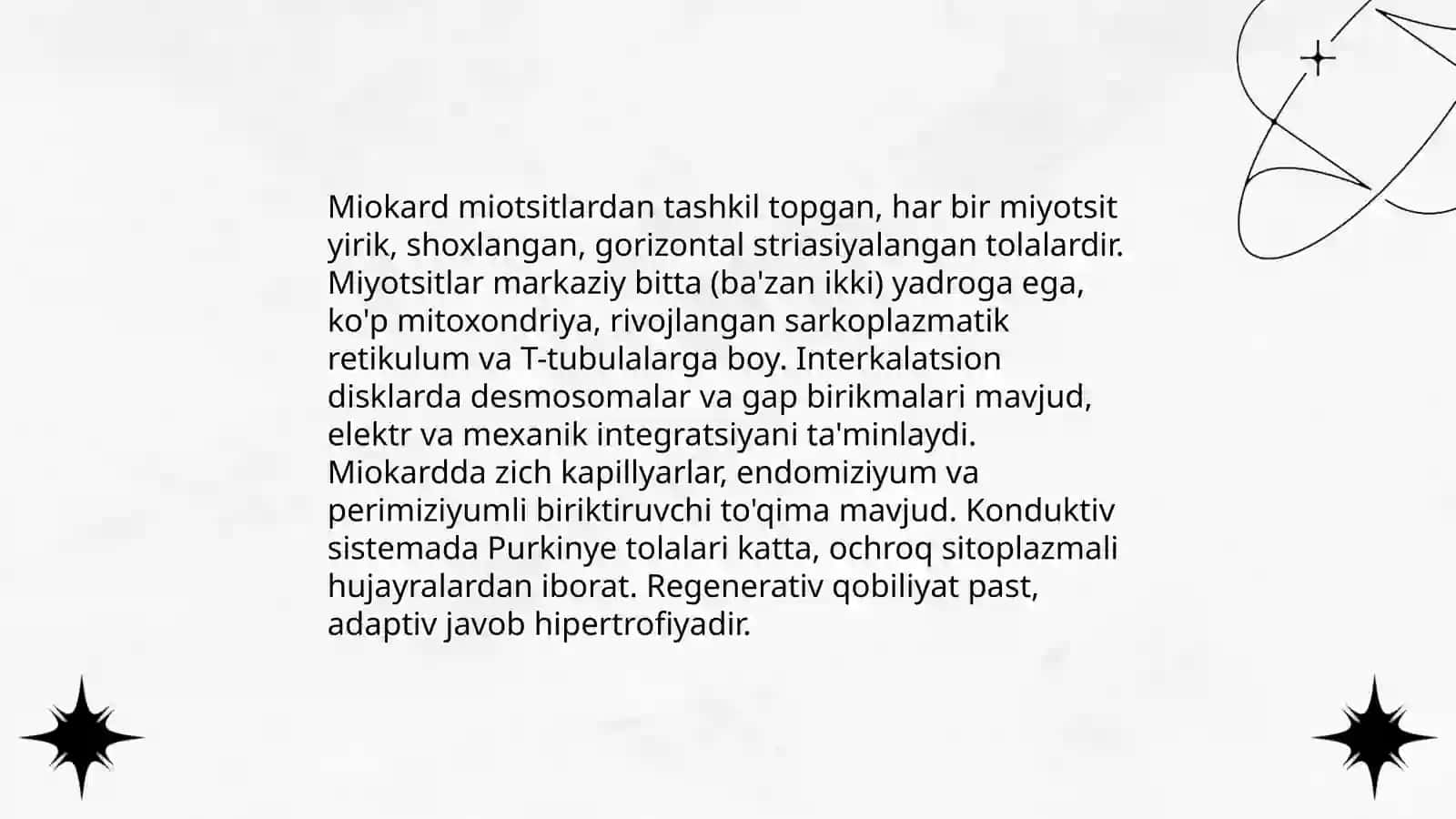 Yurak – qon tomirlarni morfologiyasini o‘rganish 4