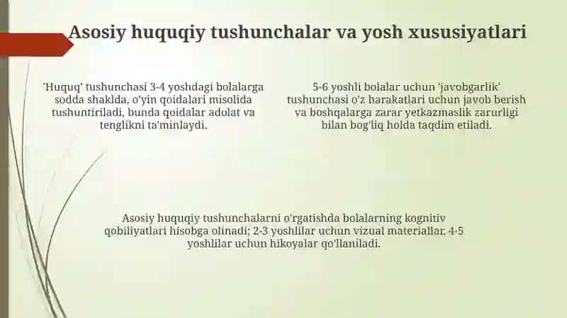 Mаktаbgаchа yoshdаgi bоlаlаrni huquqiy tаrbiyalаsh 4