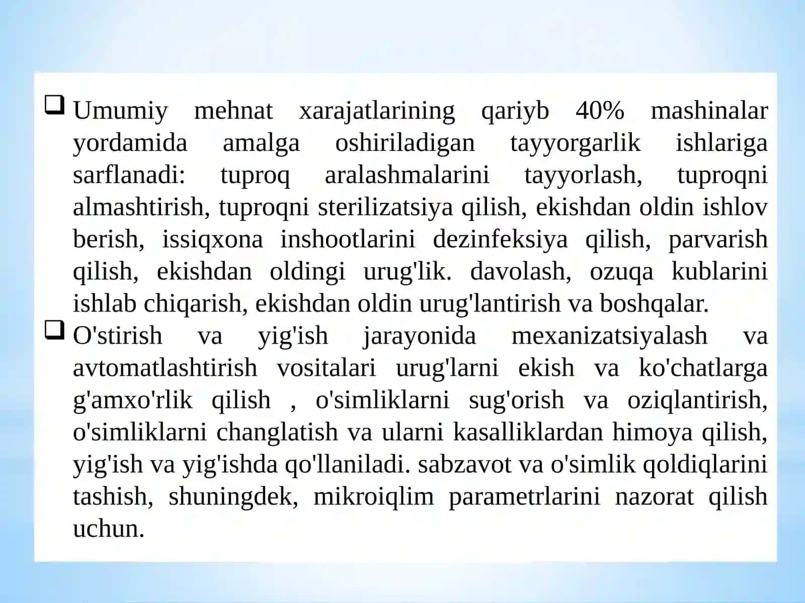 Issiqxona xo’jaligi 4