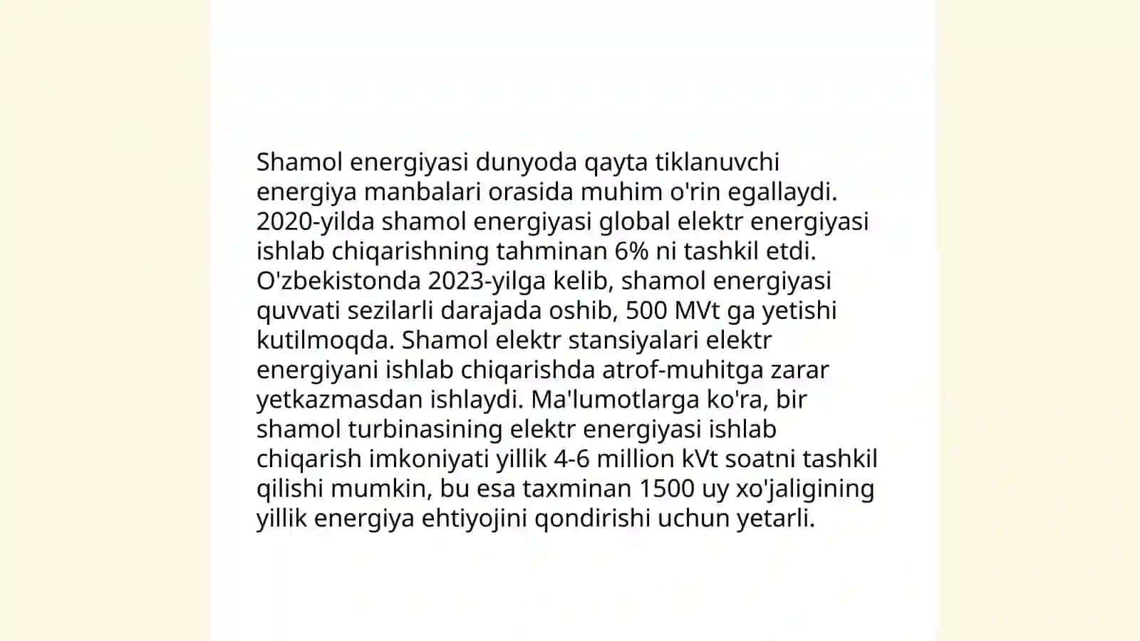 Gibrit Shamol-Quyosh elaktr sitansiyalarini ish rejimlarin takomilashtirish 4