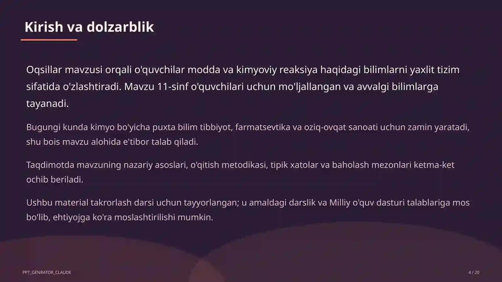 Oqsillar (11-sinf) 4