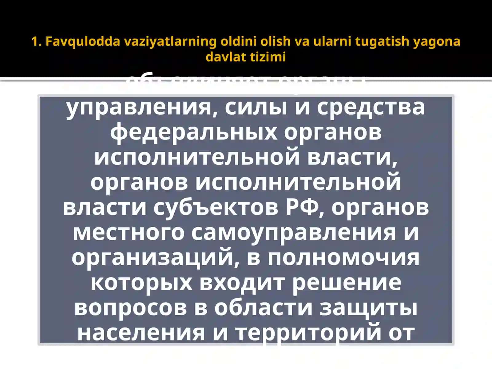 Favqulodda vaziyatlarning oldini olish tizimi 4