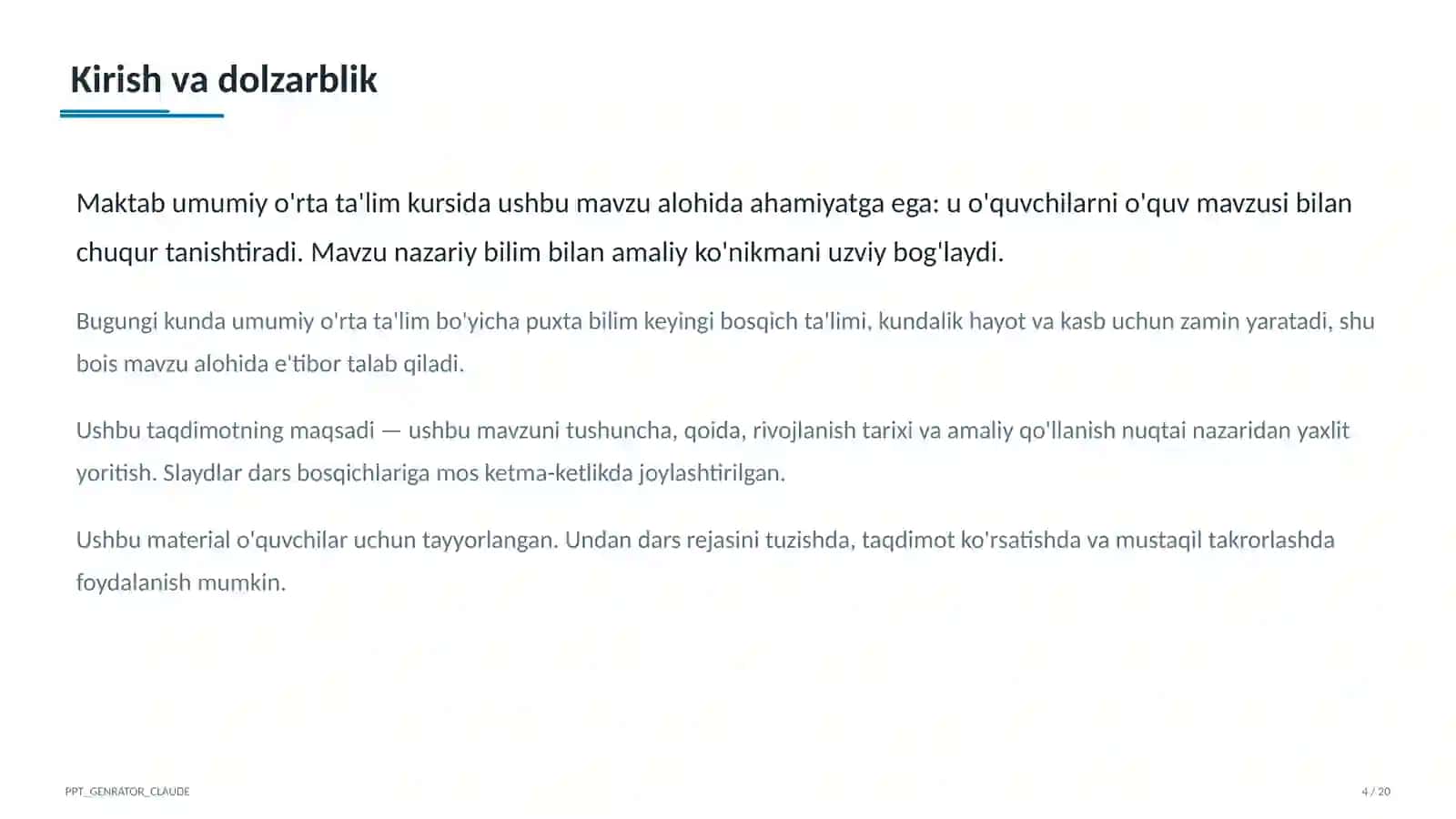 Insho va yozma ishlarni avtomatik tekshirish: imkoniyatlar va chegaralar 4