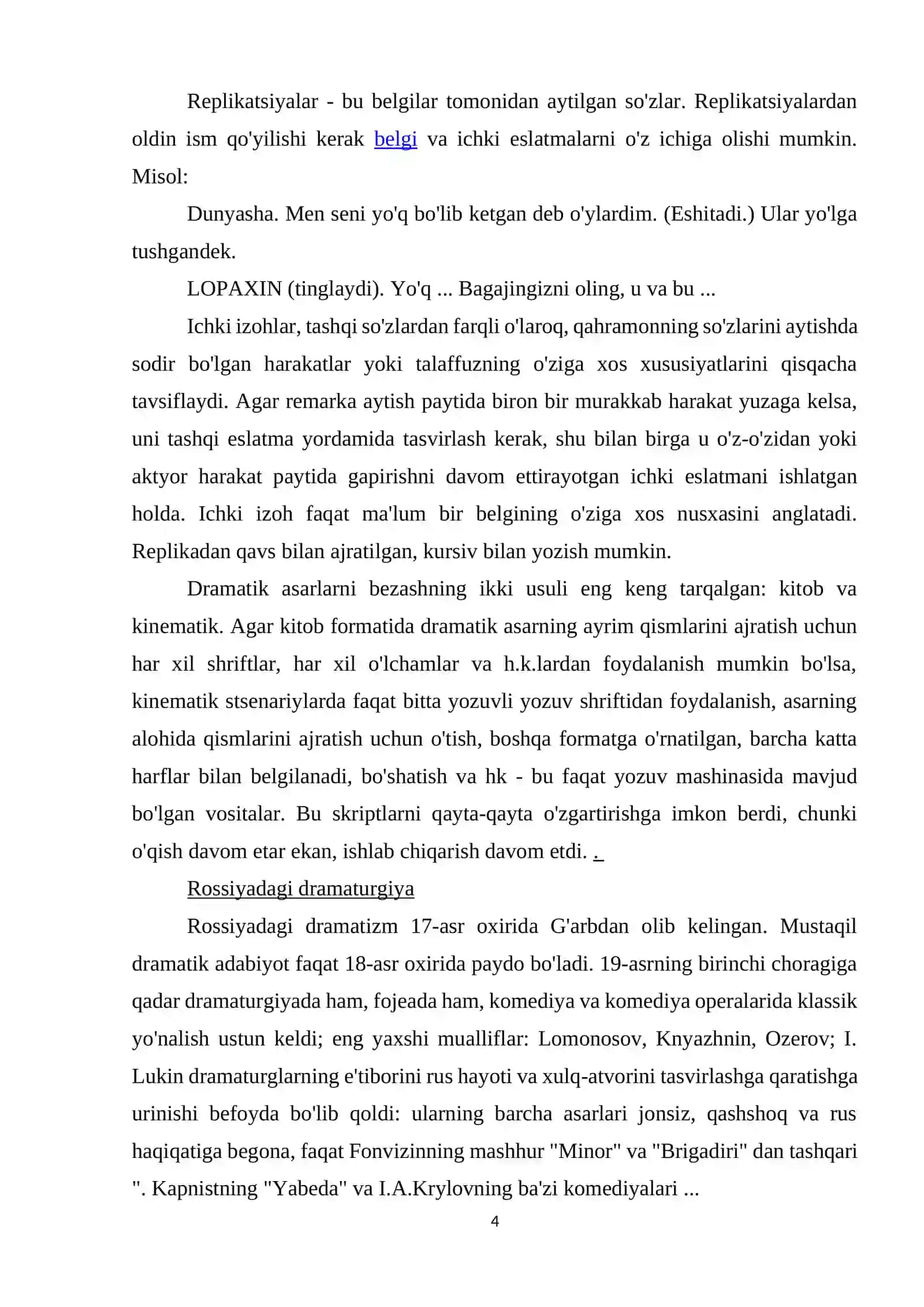 Drama haqida 4