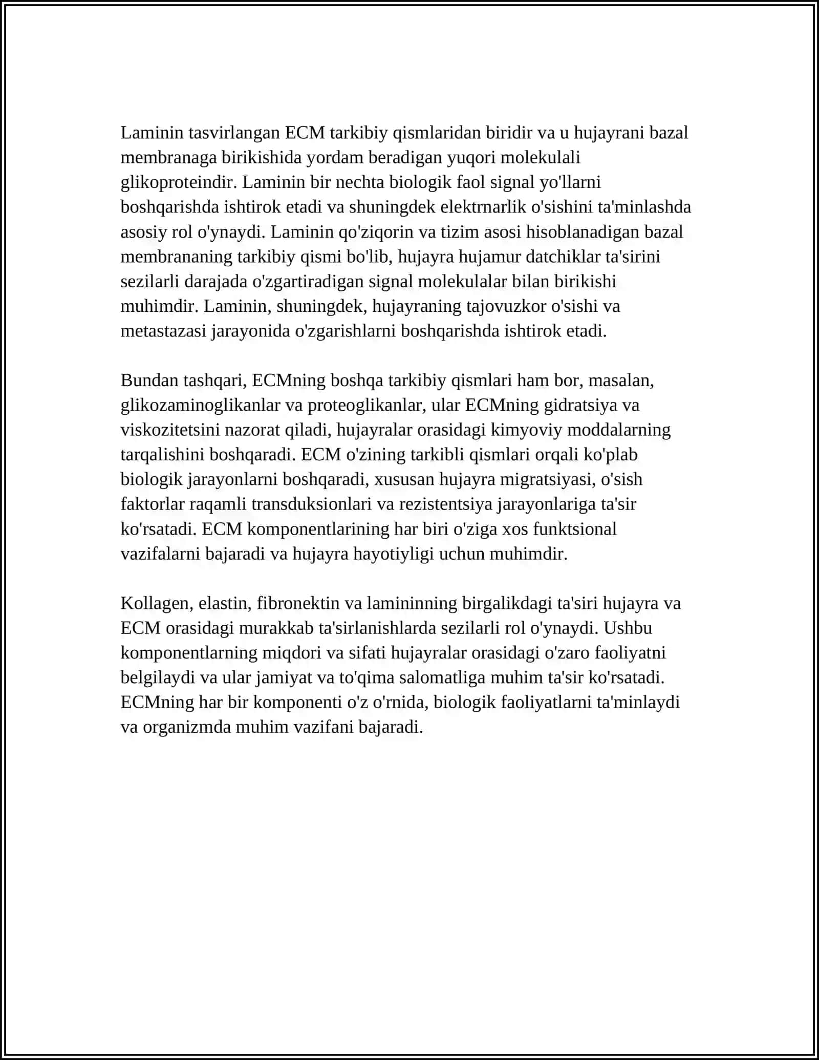 HUJAYRA VA HUJAYRADAN TASHQARI MATRIKS ORASIDAGI MUNOSABATLAR 4
