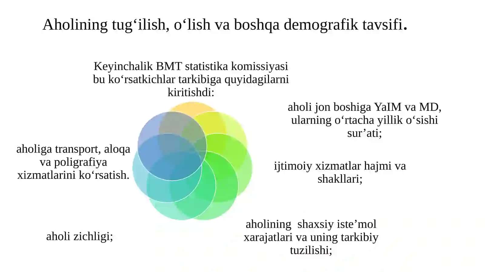 Turmush darajasi va barqaror rivojlanishi 4