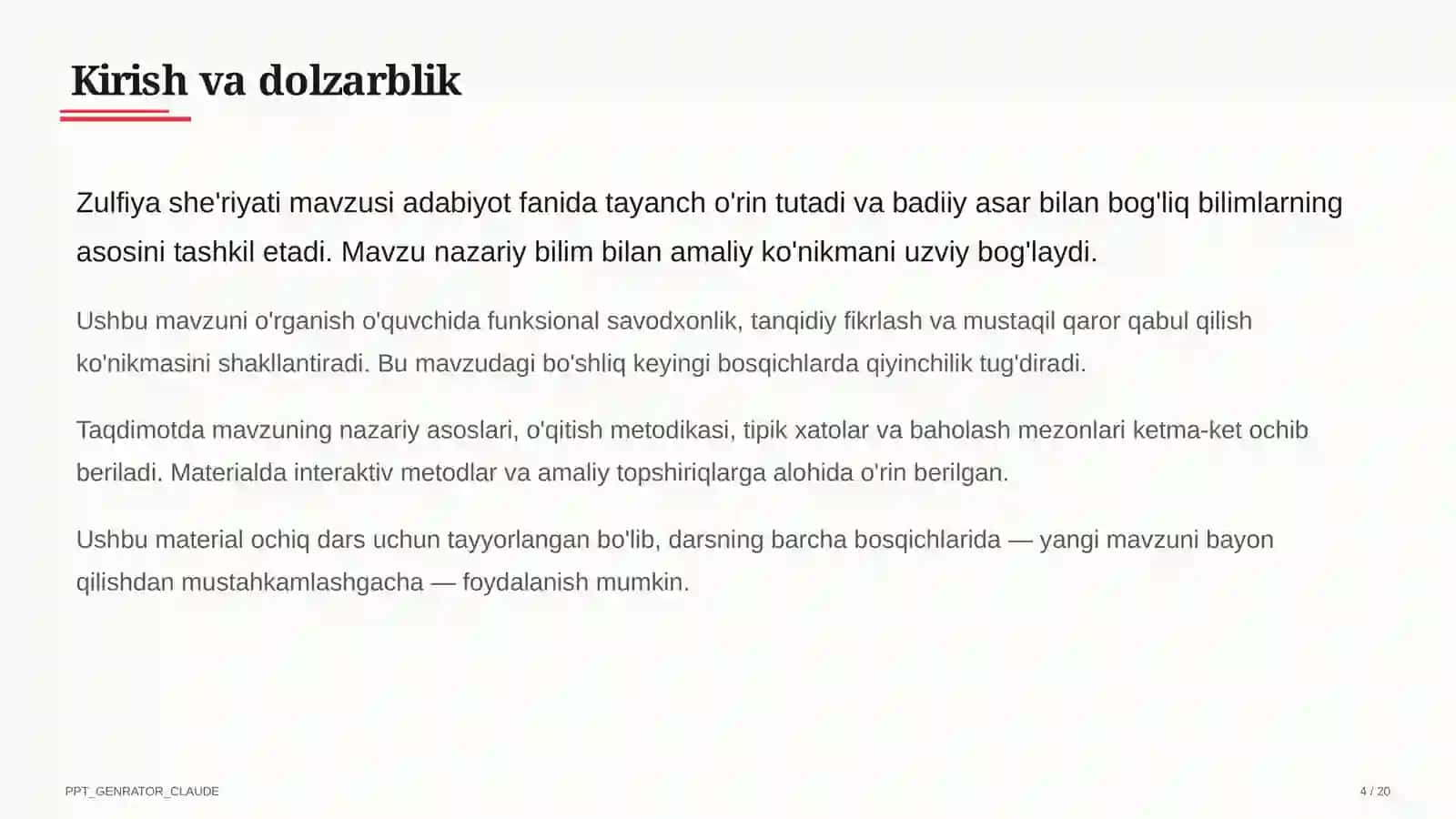 Zulfiya she'riyati (6-sinf) 4