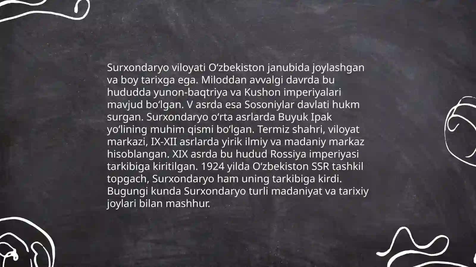 Surxondaryo haqida 4