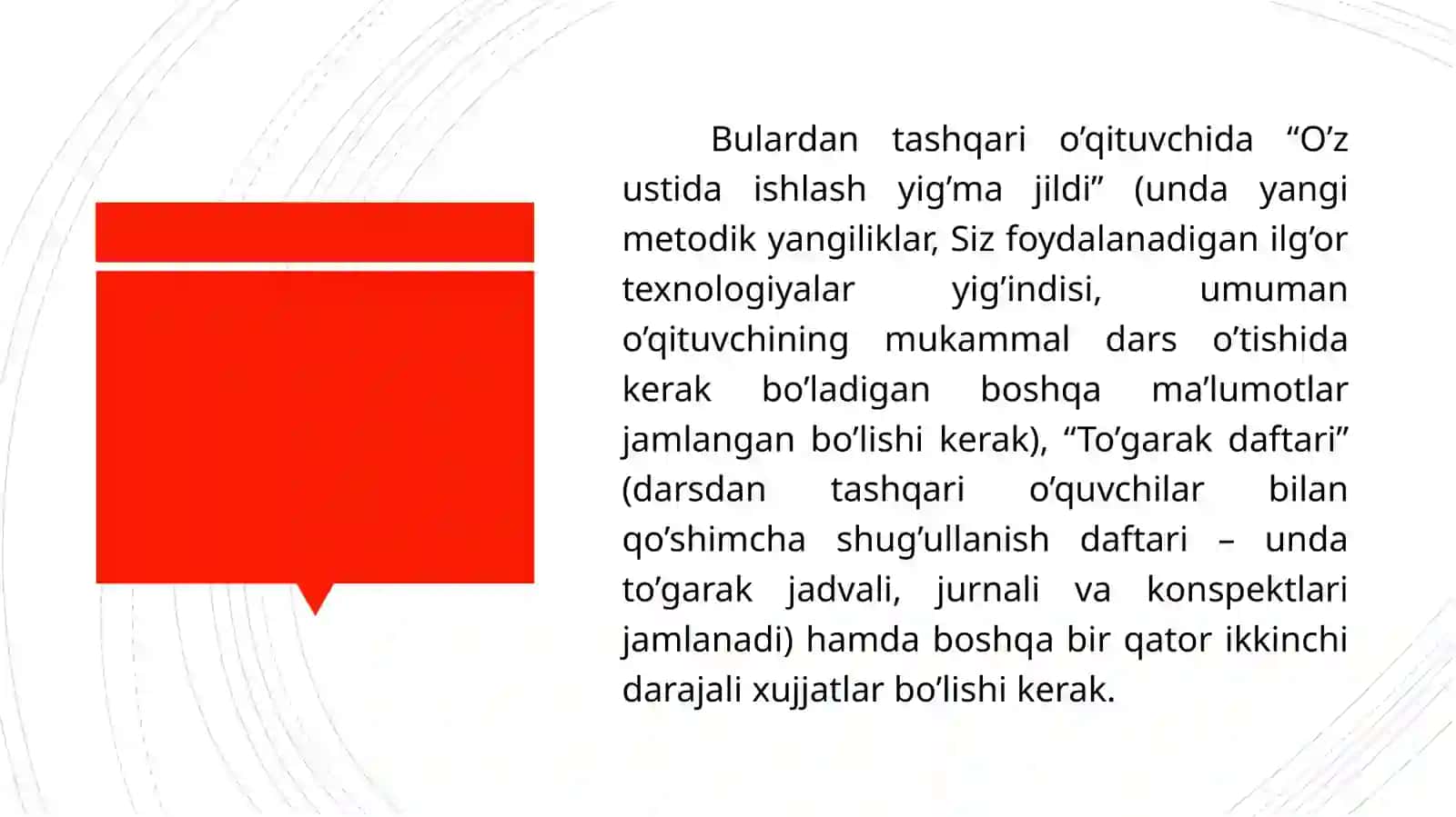 Sinf jurnalini yuritish bo'yicha tavsiyalar 4