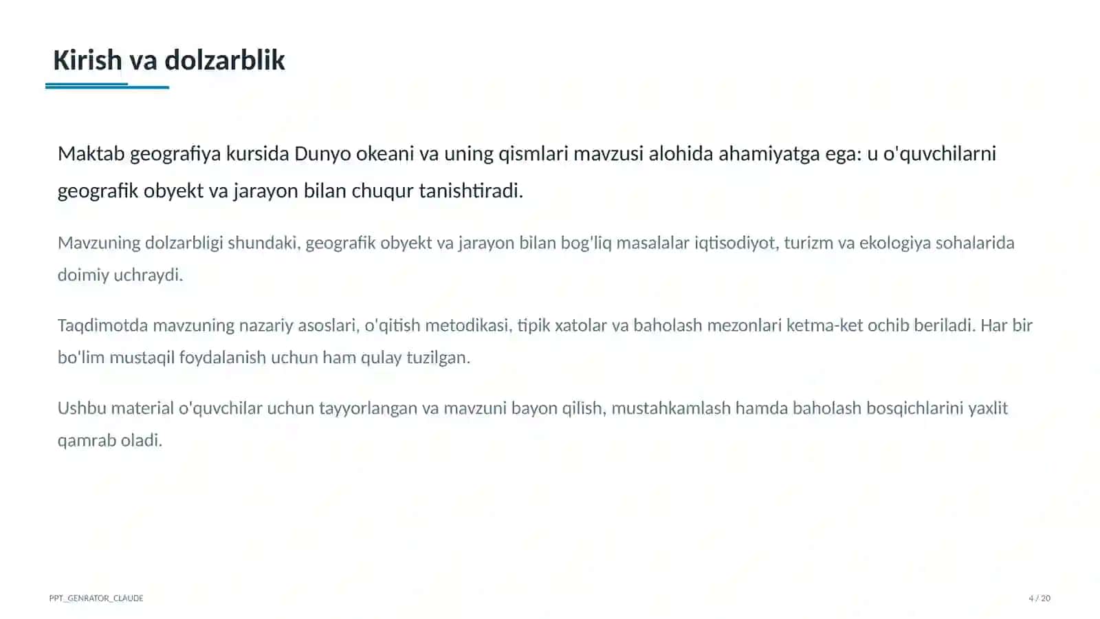 Dunyo okeani va uning qismlari (7-sinf) 4