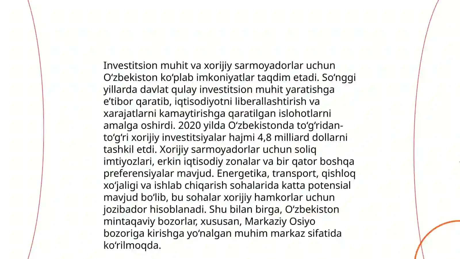 Xorijiy investitsiyalarni jalb qilishning huquqiy asoslari 4