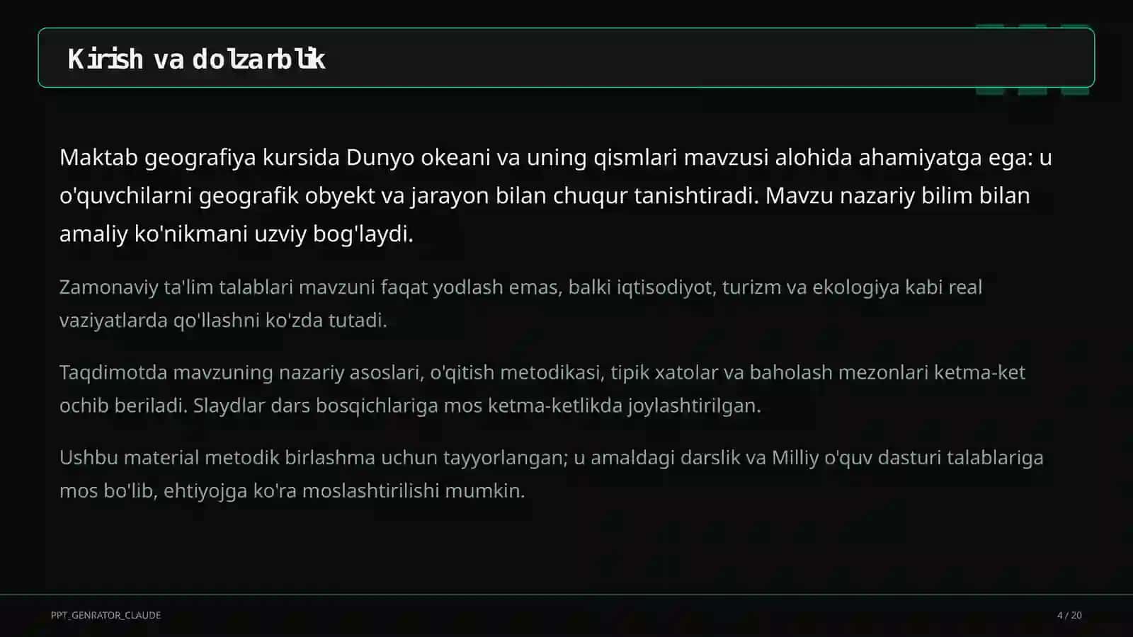 Dunyo okeani va uning qismlari (7-sinf) 4