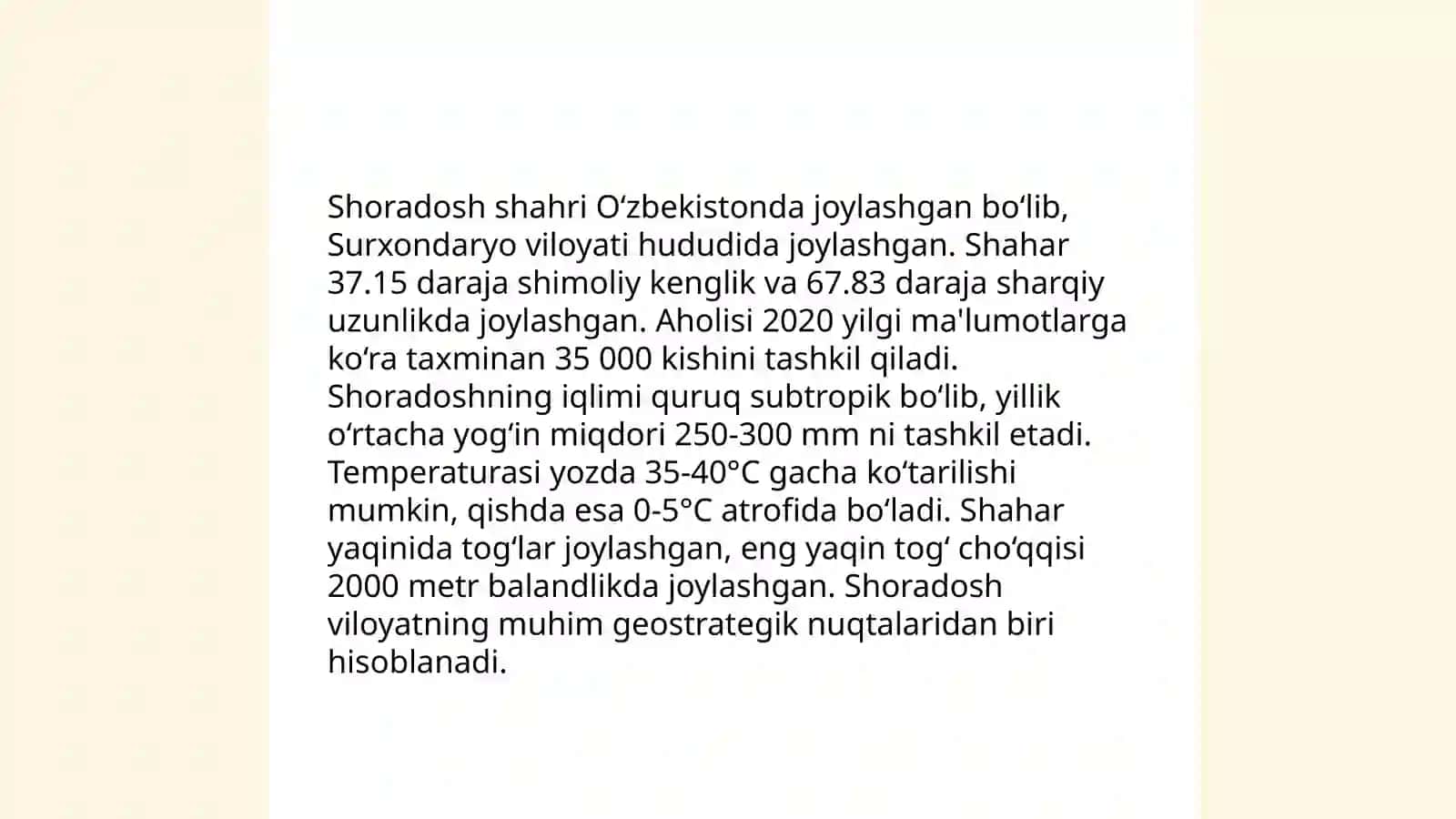 Shoradoshlar 4