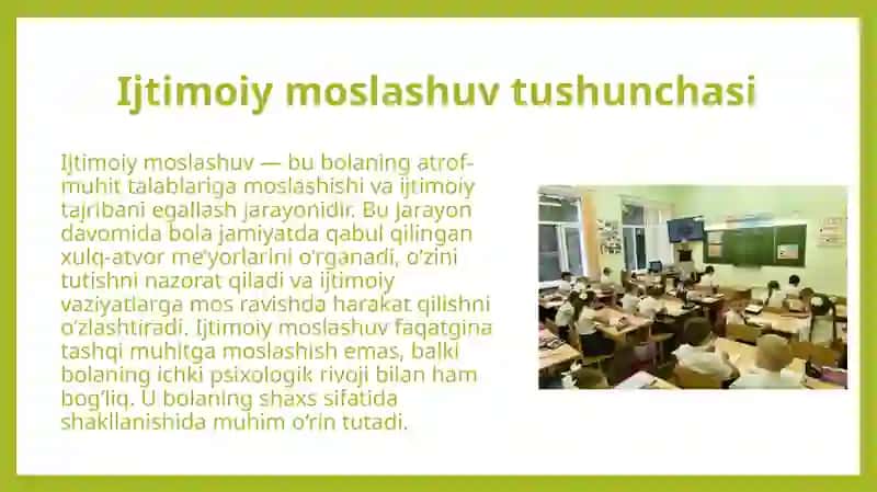 Bolalar ijtimoiy moslashuvi 4