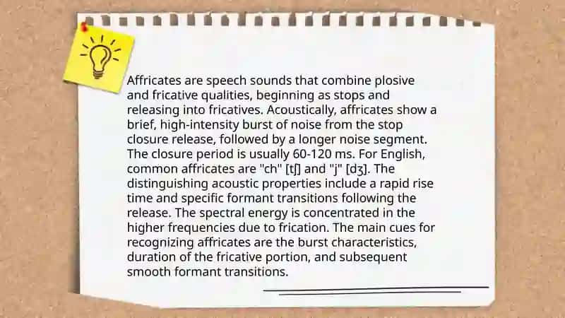 Fricatives and Affricatives 4