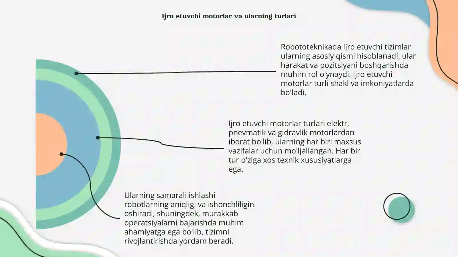 Robototexnikada ijro etuvchi tizimlar 4