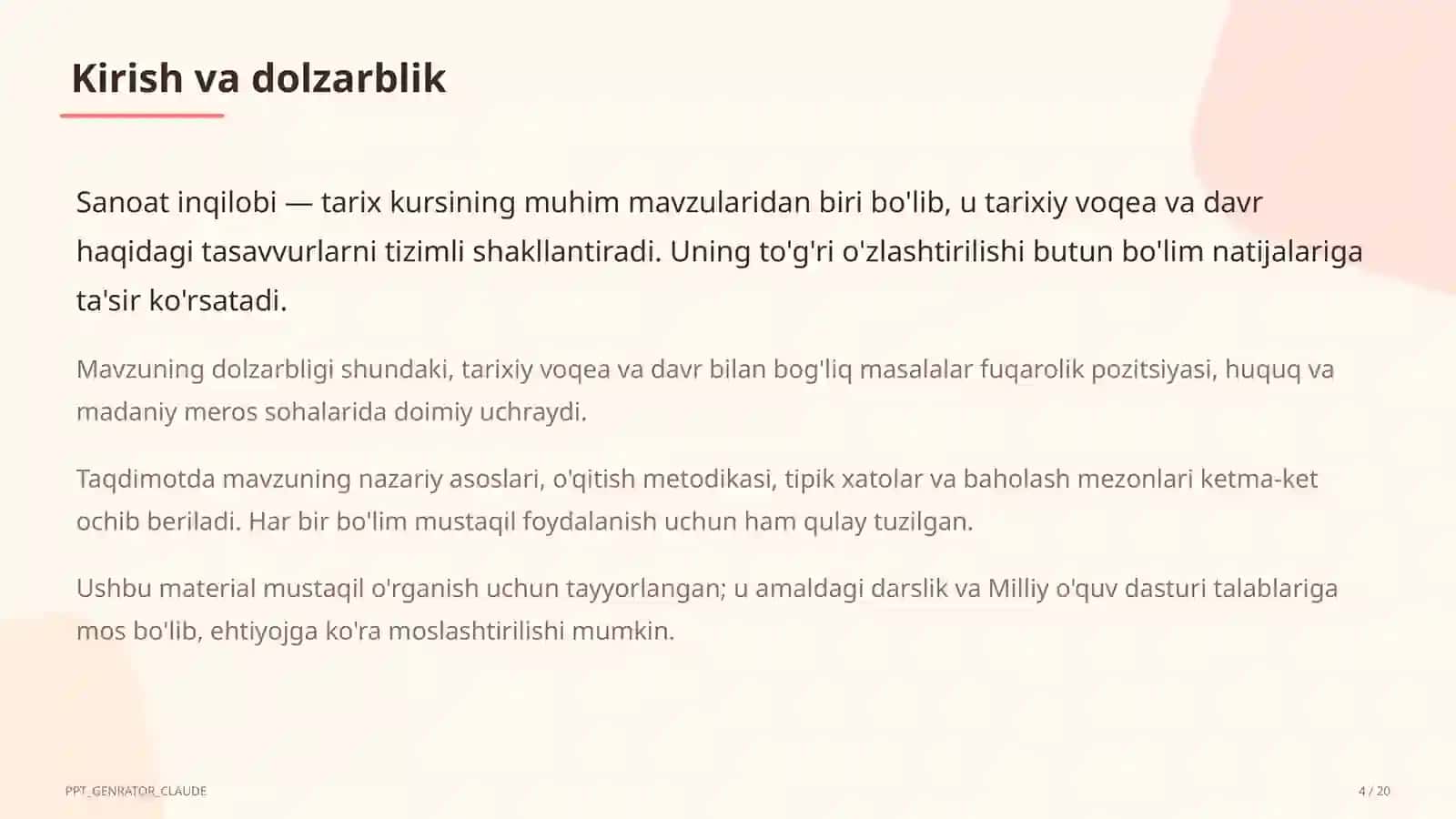 Sanoat inqilobi (9-sinf) 4