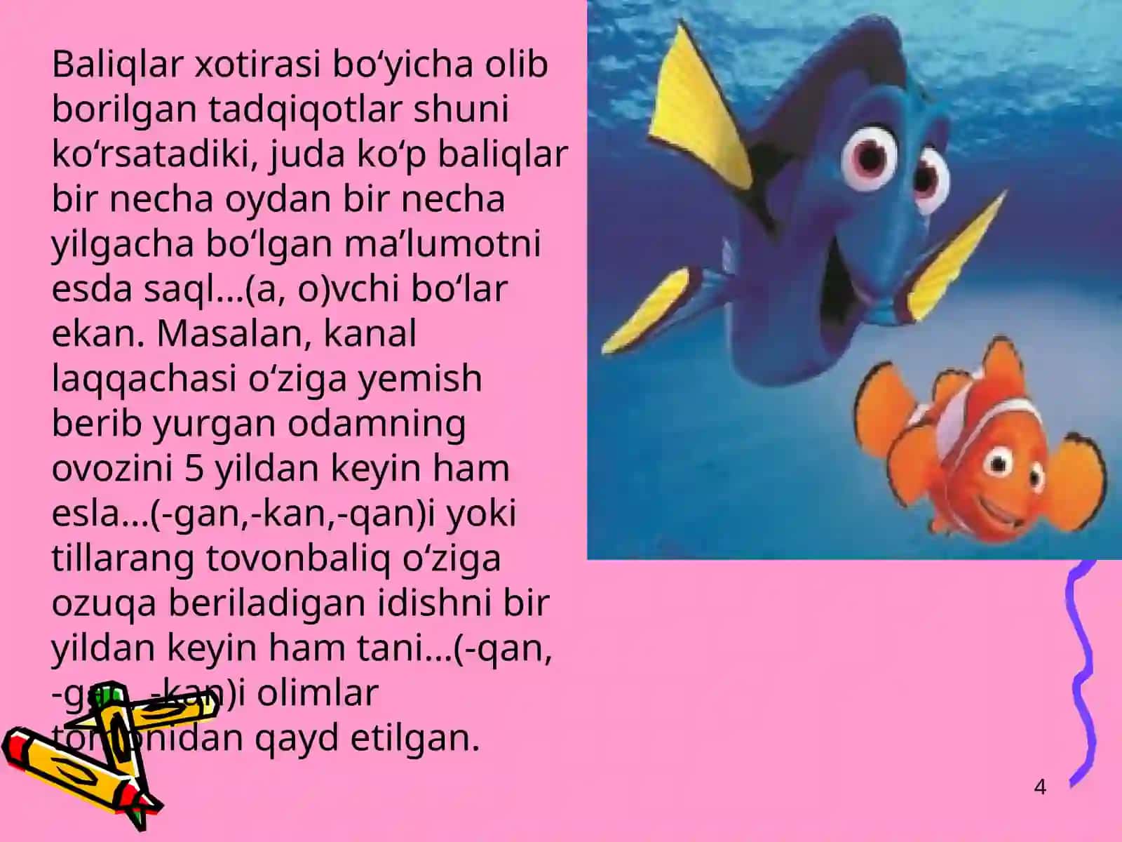 Asos va qo'shimchalar imlosi 4
