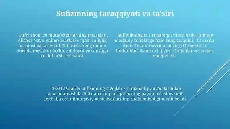 IX-XII astlarda Mamlakatimizda roʻy bergan manaviy uygʻonish 4