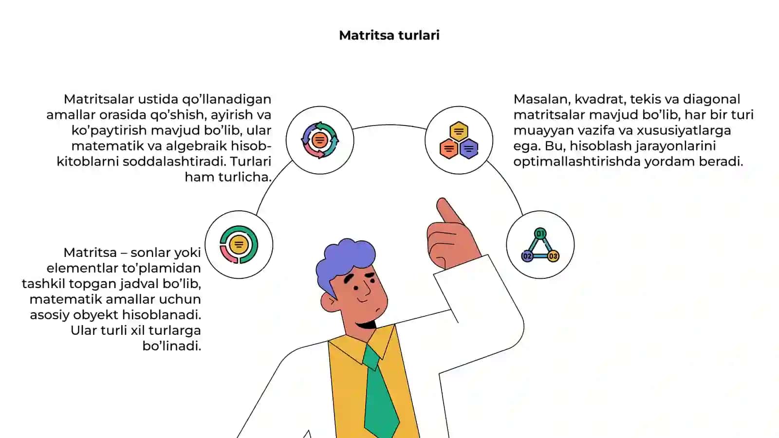Matritsa va uning ustida amallar 4