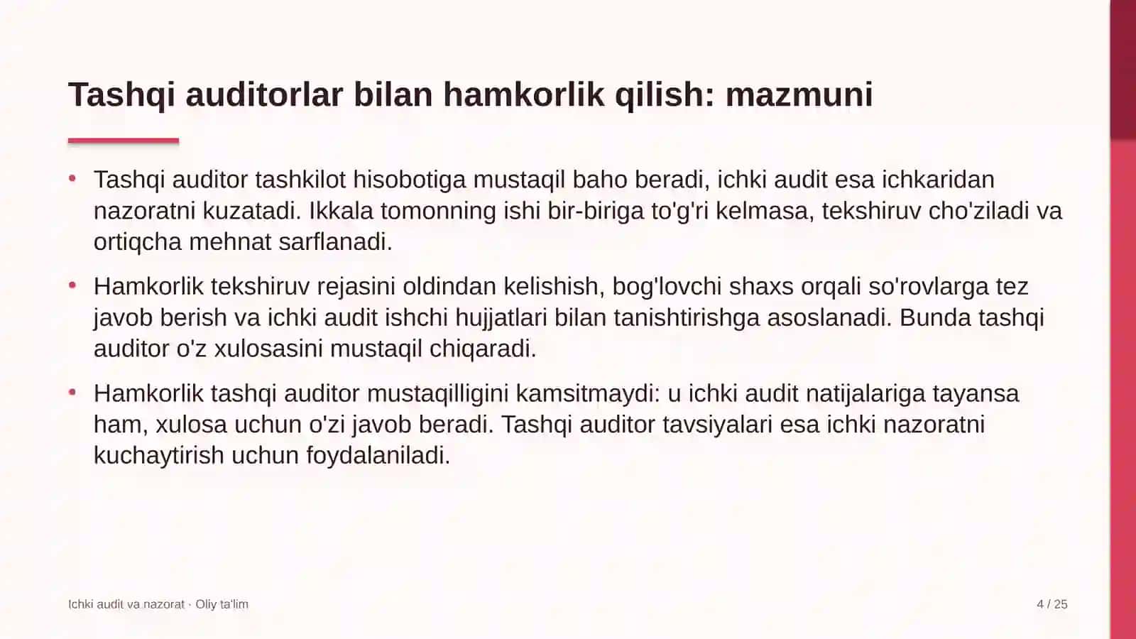 foto va video xizmatlarida tashqi auditorlar bilan hamkorlik qilish 5647 4