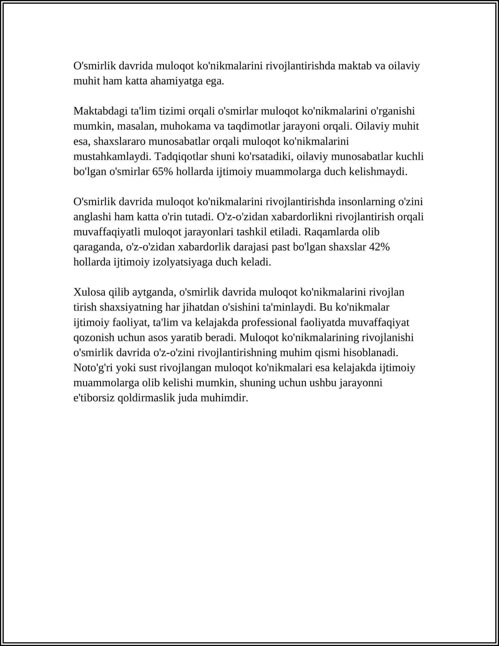 OSMIRLIK DAVRDA PSIXIK RIVOJLANISH 4