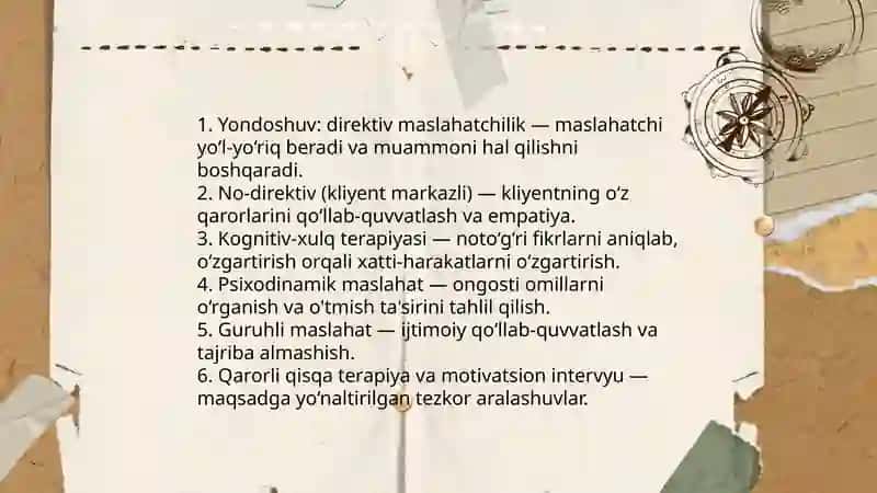Psixolog kasbiy faoliyati va psixologiya metodlari 4