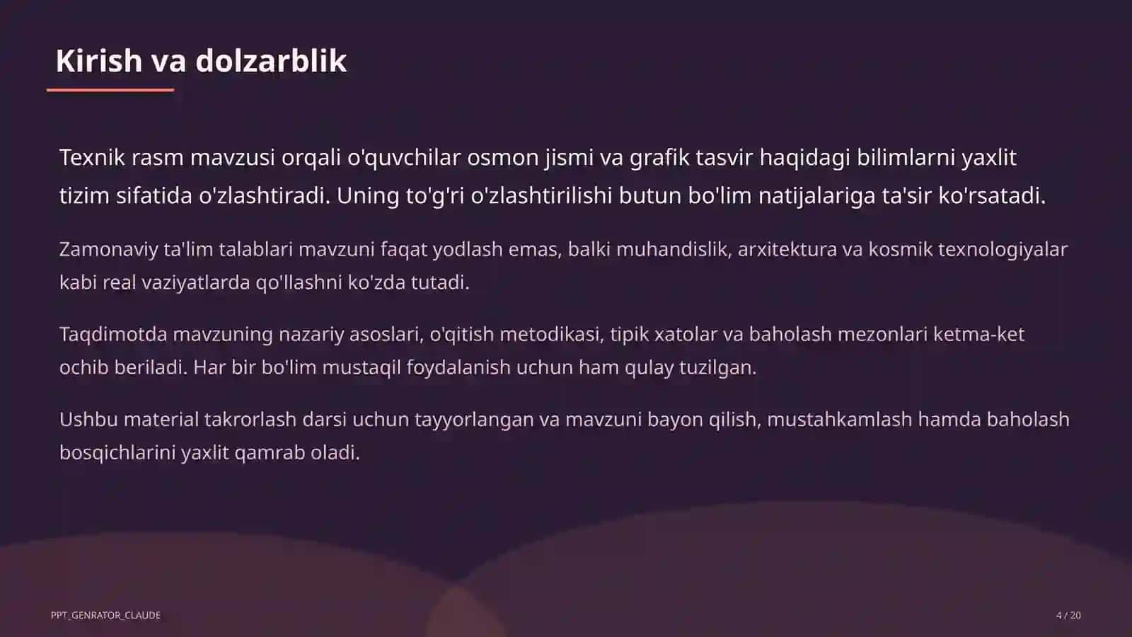 Texnik rasm (8-sinf) 4