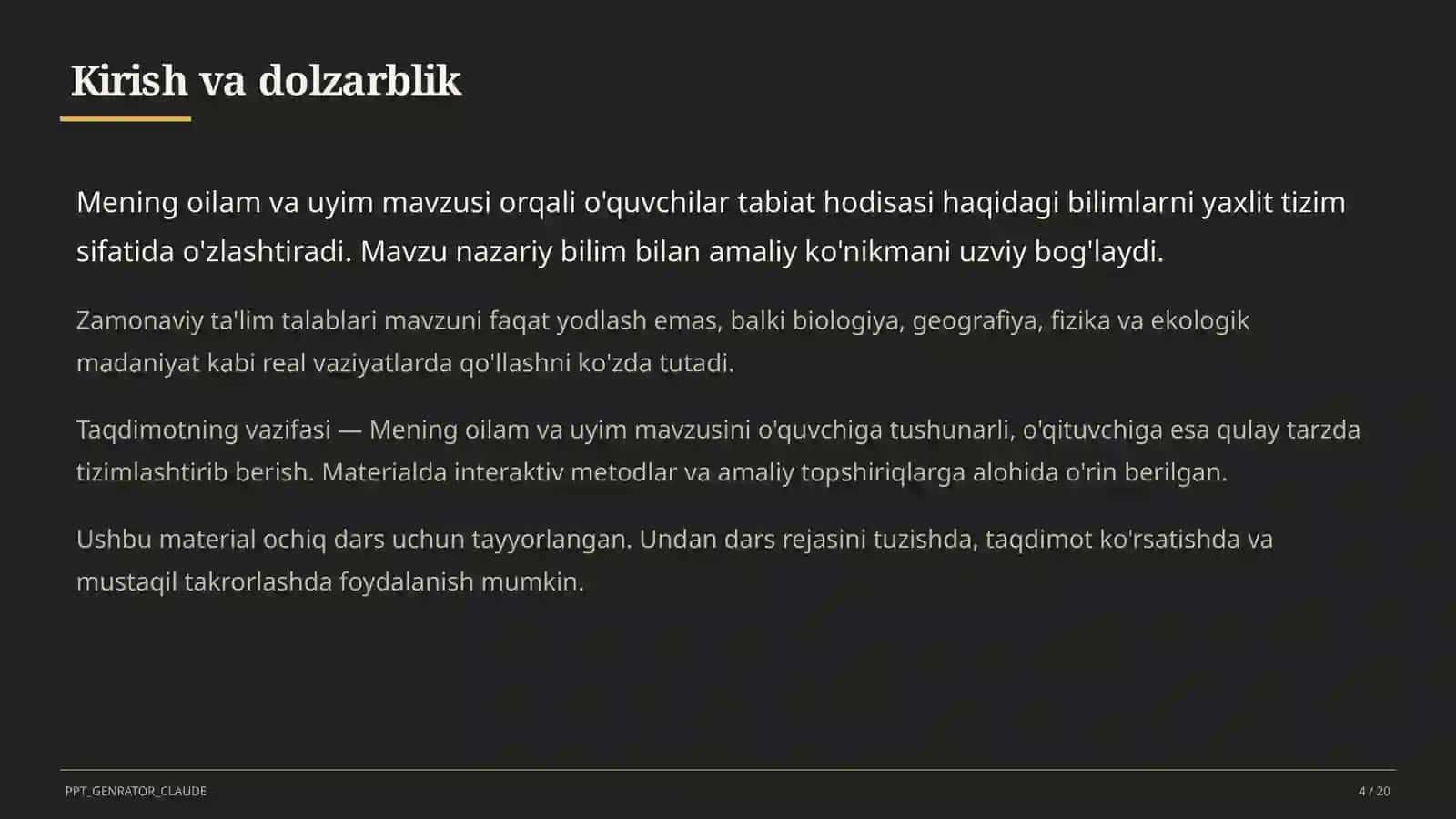 Mening oilam va uyim (1-sinf) 4