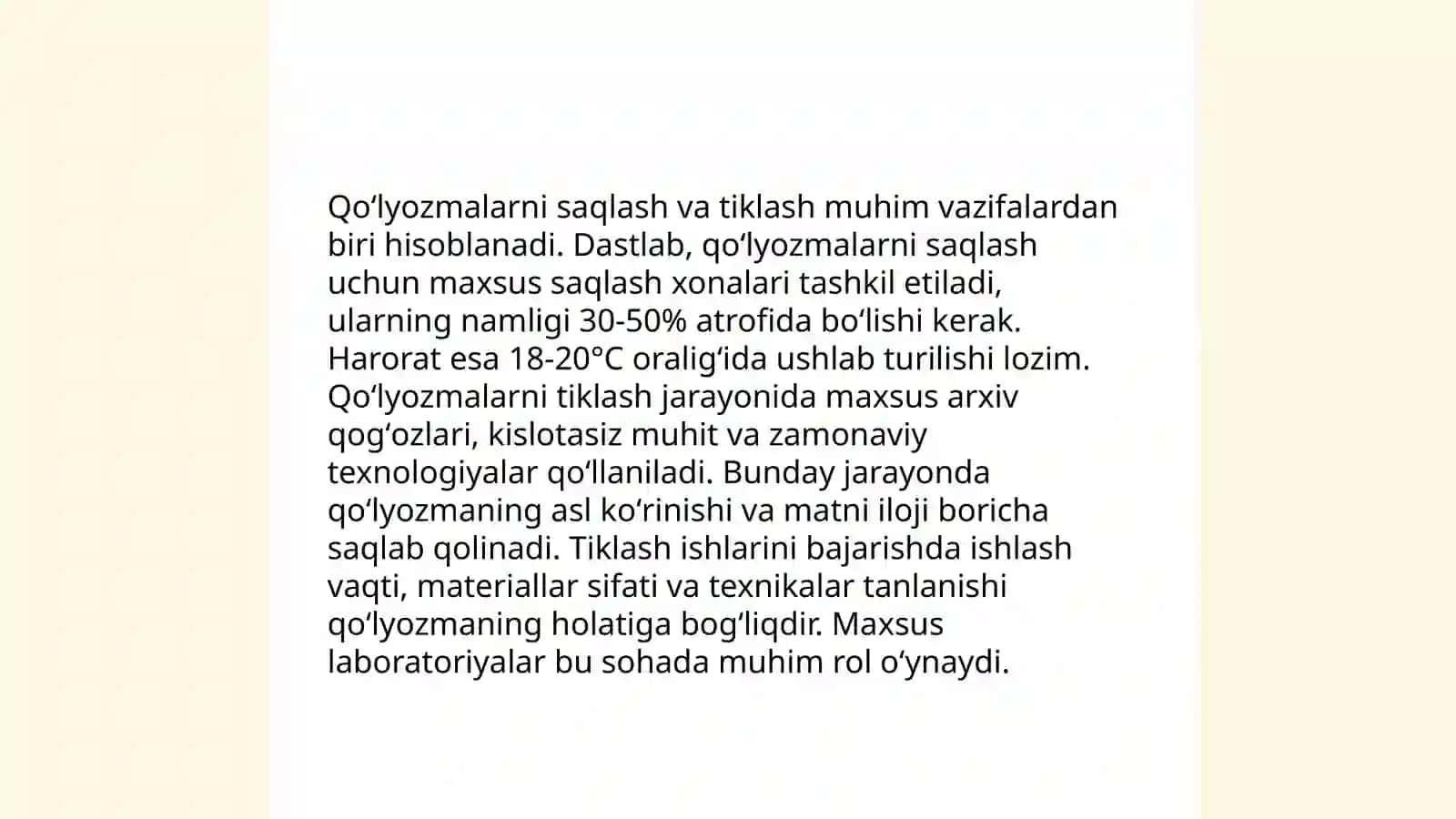 Qadimgi qoʻlyozmalar 4