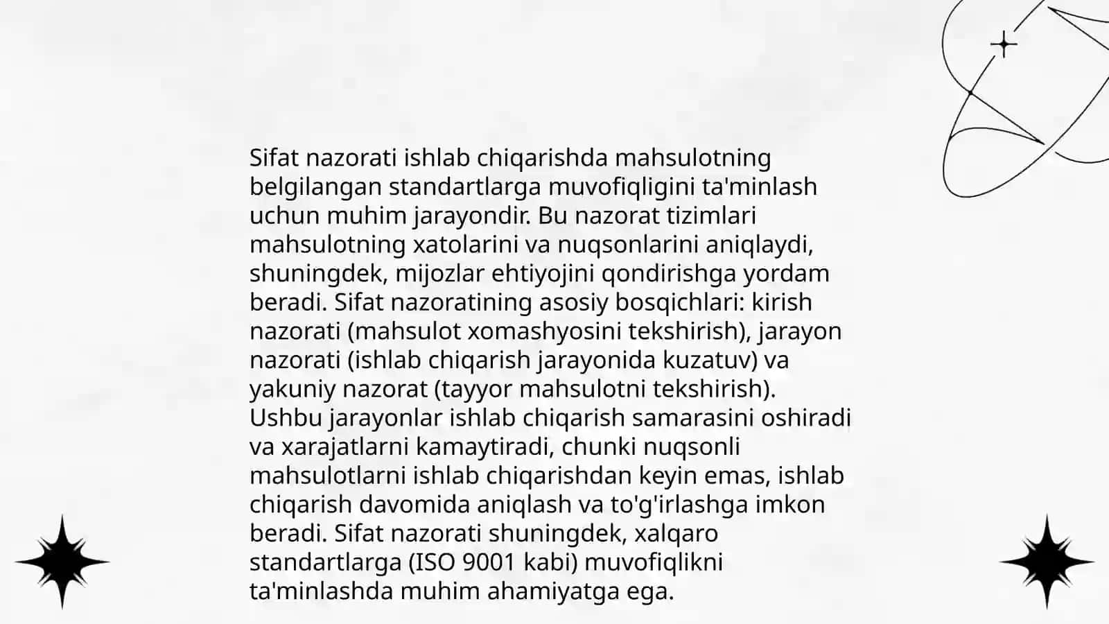 Ishlab chiqariw jarayoni, uning natijalari va samaradorligi 4