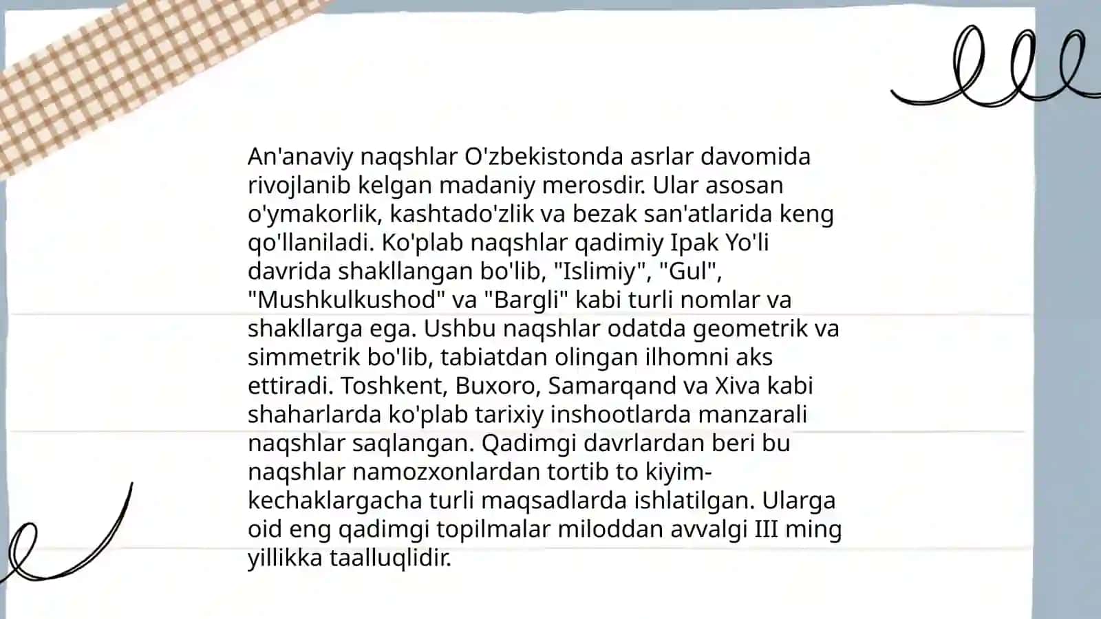 Hunarmandchilik 4