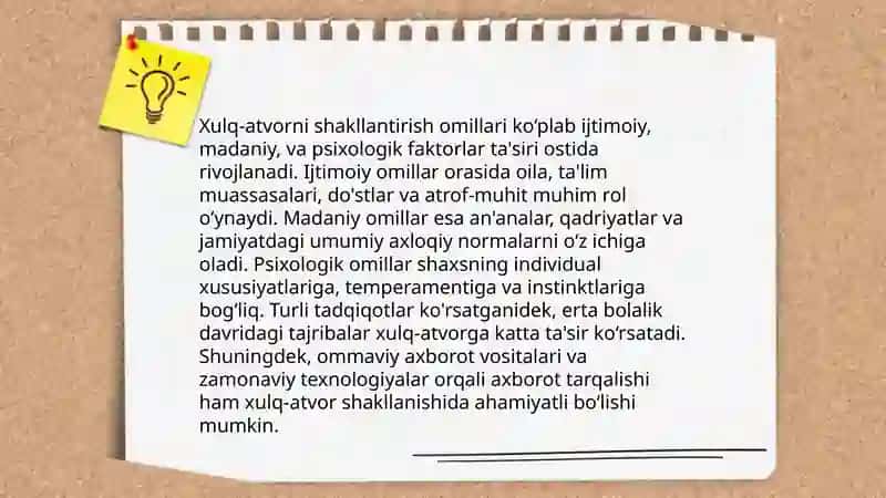 Shaxsiy Tarbiya 4