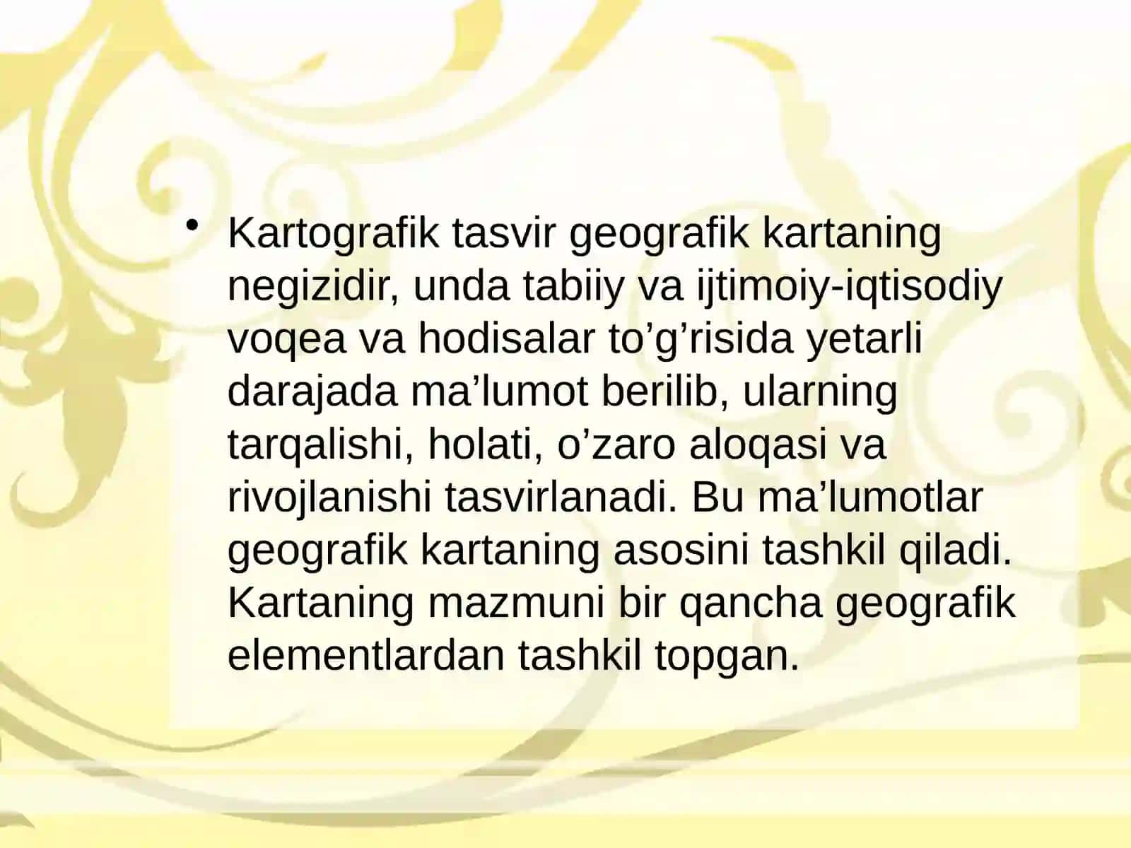 Ijtimoiy-iqtisodiy xaritalar. 8-sinf geografiya fanidan dars ishlanma. 4