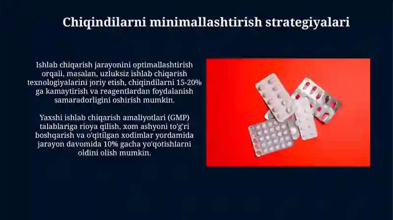 Farmatsevtika ishlab chiqarish chiqindilari 4