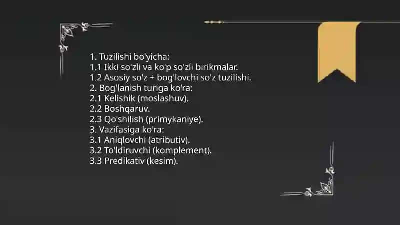 SINTАKSIS. SO’Z BIRIKMАSI 4