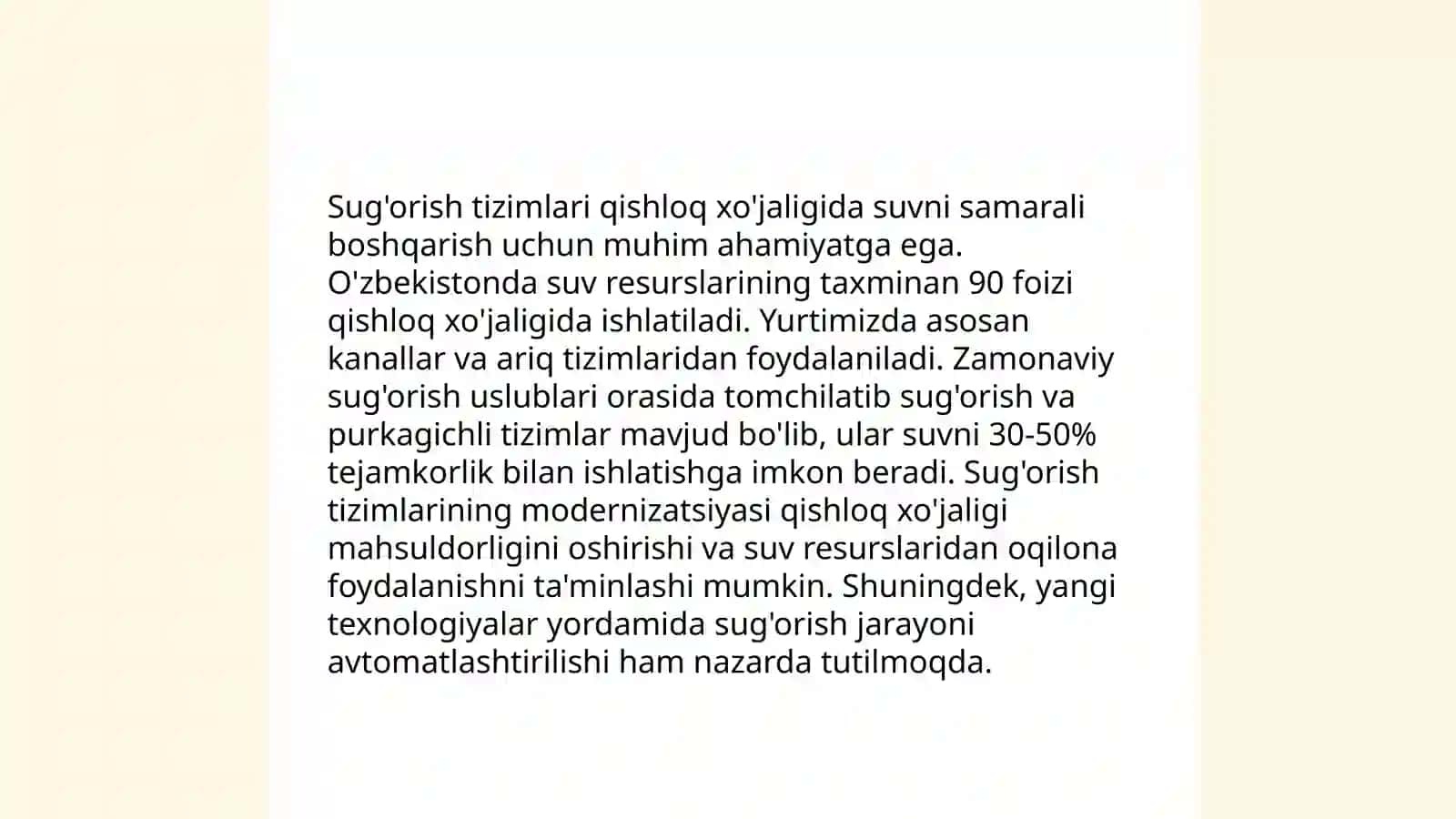 O'simliklar o'sishi uchun nimalar zarur 4