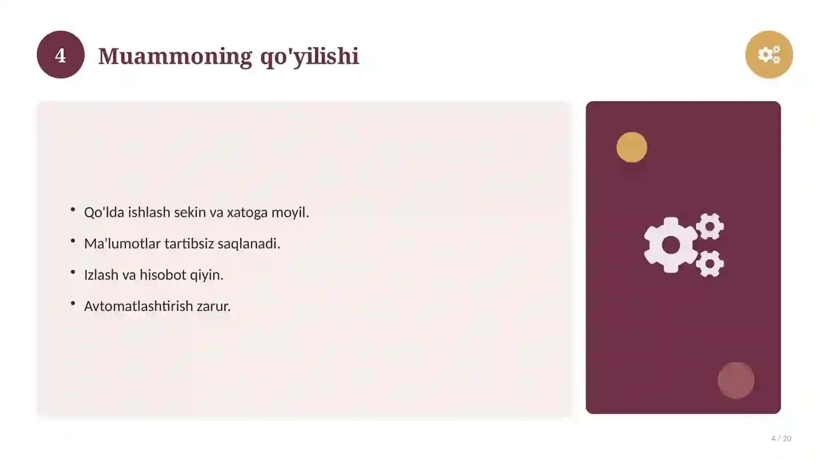 Veb-dasturlash: nazariy asoslari, zamonaviy yondashuvda (Magistrlik dissertatsiyasi mavzusi) 4