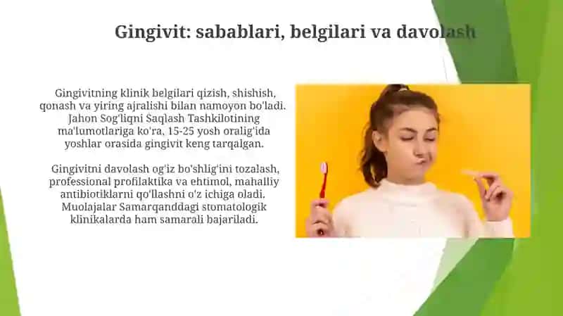 Ogʻiz boʻshligʻi shilliq qavati va paradont kasalliklari 4