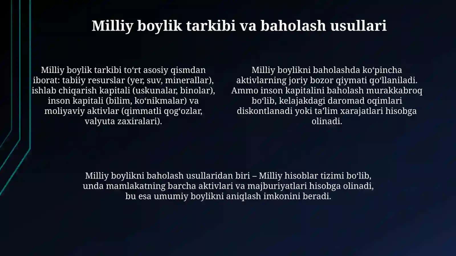Milliy boylik tarkibi koʻpayish yoʻllarivaahamiyati 4