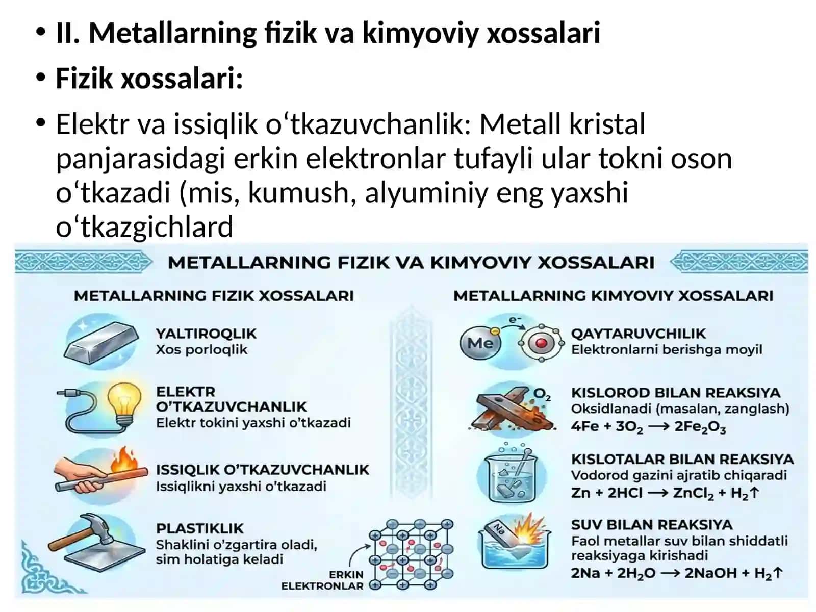 Metallar haqida tushuncha 4