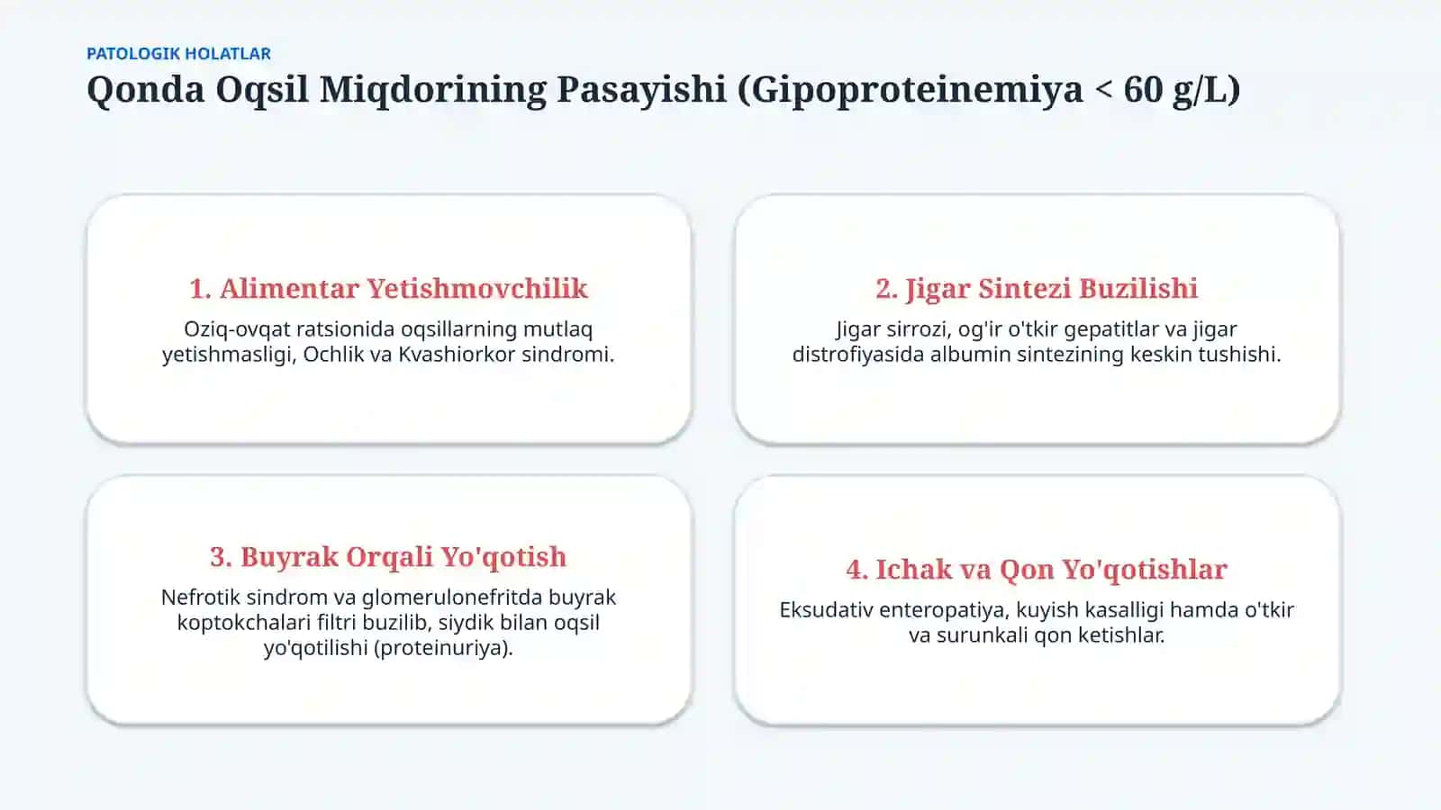 Qon zardobida oqsillarni aniqlashning klinik ahamiyati — 15 slayd 4